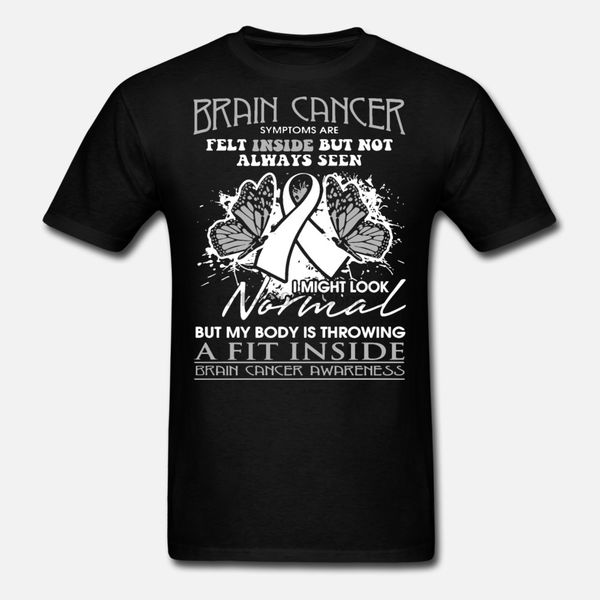 

men t shirt brain cancer symptoms are felt inside but not alwa tshirts women-tshirt