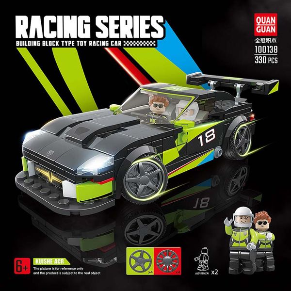 

new diy building blocks crazy educational toy for children baby gift plastic ball track funnel slide roadster model building blocks