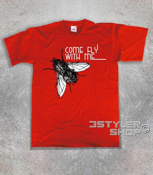 

t-shirt come fly with me mosca frank sinatra vintage men tees 2019 summer fashion new o-neck custom t shirt design