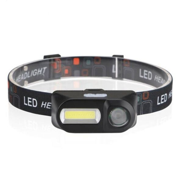 

multi-function usb interface charging head light cob outdoor emergency head-mounted camping fishing headlights