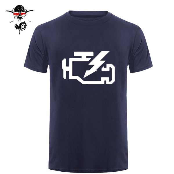 

brand clothing check engine light mechanic auto repair funny t shirt tshirt men cotton short sleeve t-shirt tees camiseta