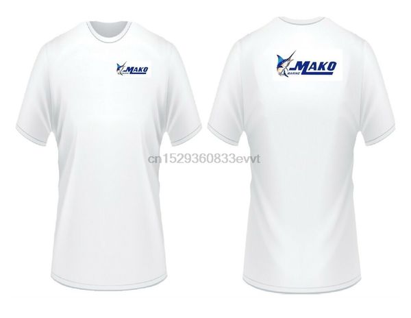 

mako лодки синий логотип t-shirt