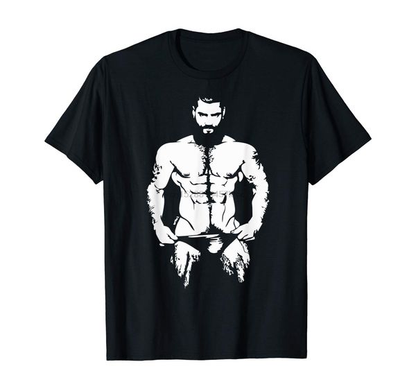 

bearded hunk t-shirt - gay bear interest