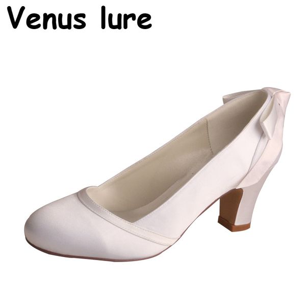 

dress shoes 23 colors comfortable wedding for women round toe white color, Black