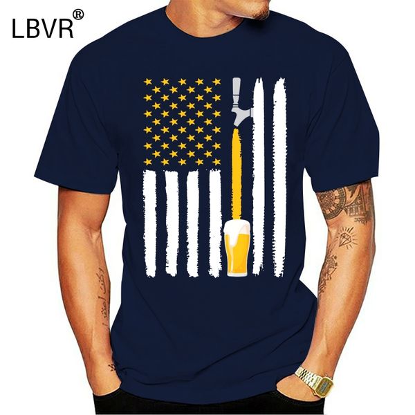 

craft beer american flag t shirt new fashion summer loose short sleeve pattern plus size 5xl designing natural shirt