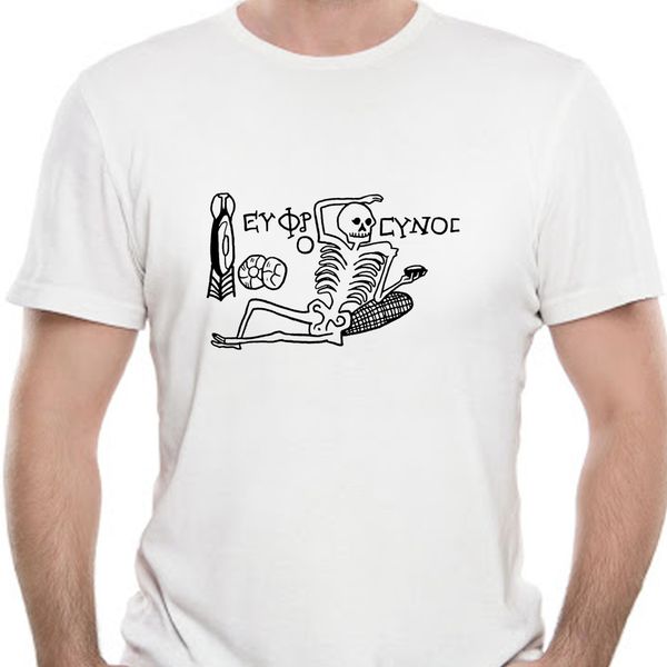 

memento mori t shirt be cheerful live well skeleton t-shirt awesome oversized tee shirt 100 cotton printed men tshirt 0459e