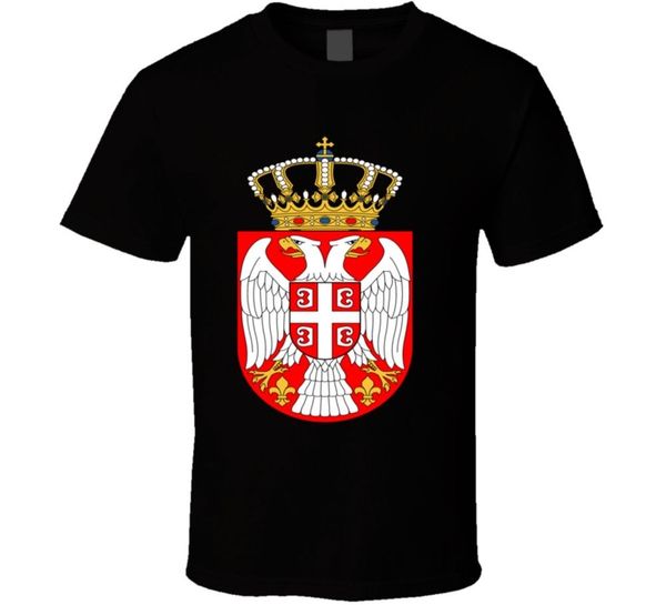 

2019 summer cool tee shirt serbian coat of arms tt shirt funny t-shirt