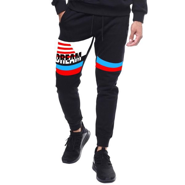 

новый sweatpants 2019 комбинезоны повседневные карманные спорт работа брюки повседневный брюк streetwear трек jogger, Black