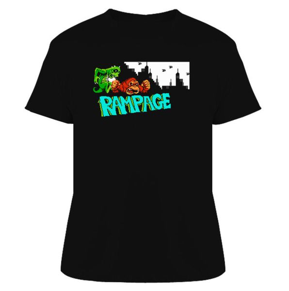 

rampage nes video game retro t shirt 2020 new fashion men's t-shirts short sleeve 2020 new fashion brand clothing
