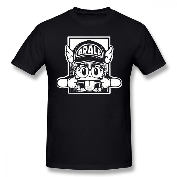 

arale cartoon t-shirt for men plus size cotton team tee shirt 4xl 5xl 6xl camiseta