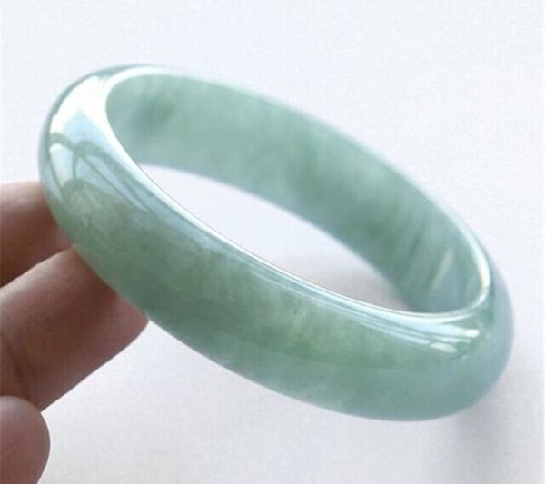 

natural jade bracelet the width is about 12mm-15mm, the diameter of 52mm-65mm 1, Black