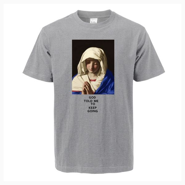 

богородица печати футболка мужская 2019 summer casual высокого качества хлопка футболки hip hop топы tee camiseta урожай tops мужчина для