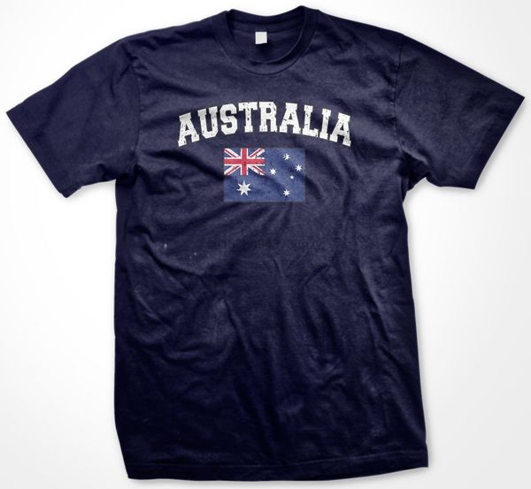 

australia australian flag country colors ethnic pirde word cup -mens t-shirt
