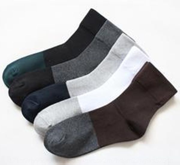 

low-cost running for men women middle-aged and elderly loose-cut and non-tired leg cotton cotton socks socks og6vw, Black