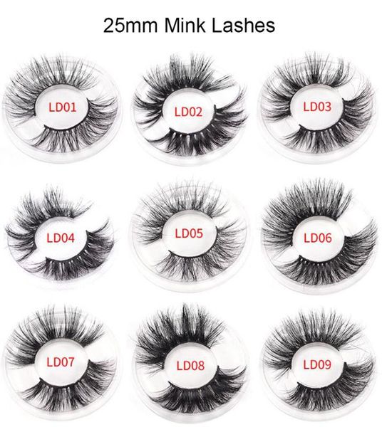 

false eyelashes 100% mink crisscross natural fake lashes length 25mm makeup 3d extension eyelash beauty