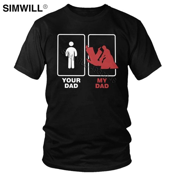 

funny aikido my dad t shirt men's stylish short sleeved soft cotton tee o-neck japanese martial tshirt cool streetwear t-shirt
