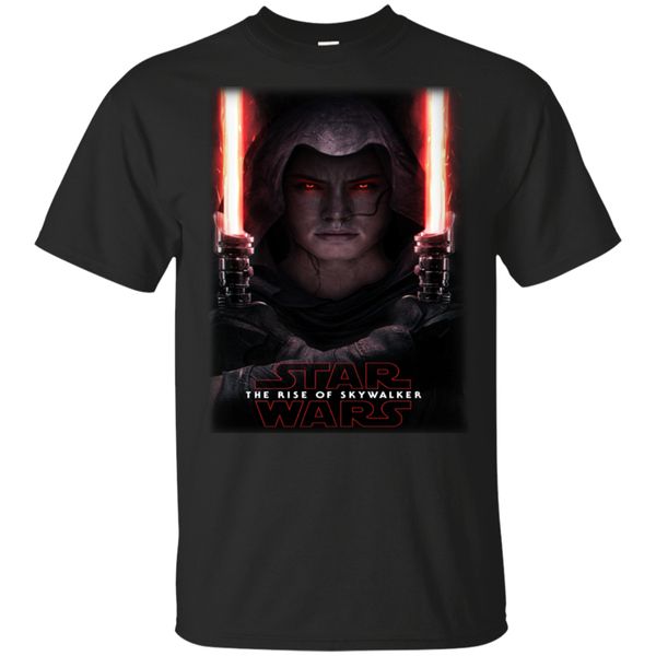 

darth rey - the rise of skywalker design t-shirt black-navy men-women fashion tee shirt