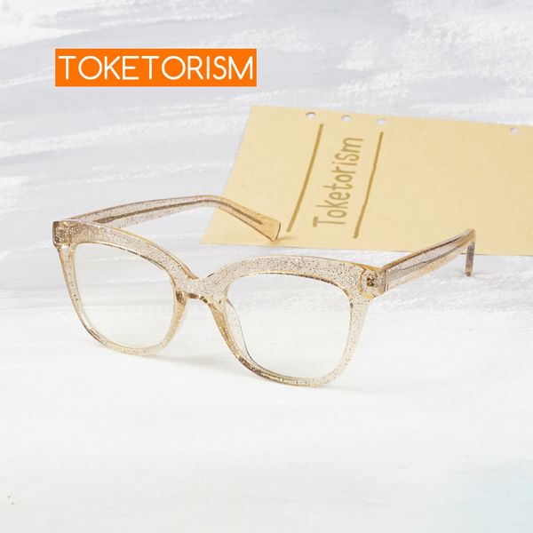 

sunglasses toketorism fahsion women's eyeglasses blue light blocking glasses frame, White;black