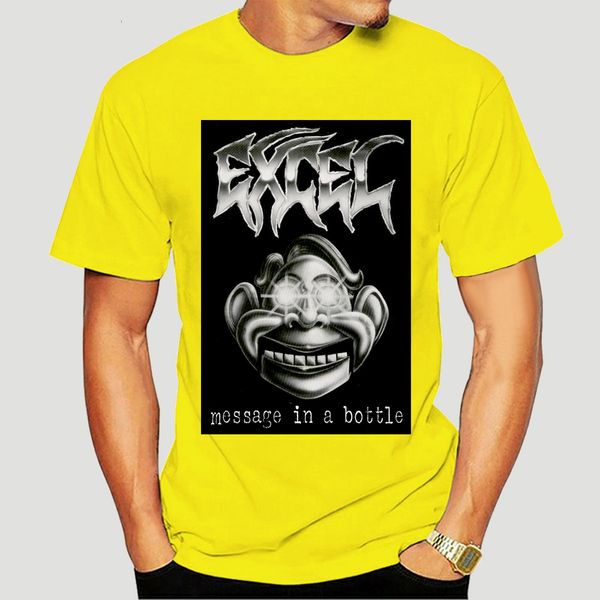 

excel message in a bottle v5 t shirt black trash heavy metal all sizes s 5xl-4995d
