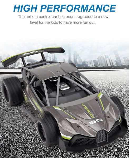 

2.4g rc car kid toys alloy high-speed racing toys cross country stunt car 2020 sell gift of the kid