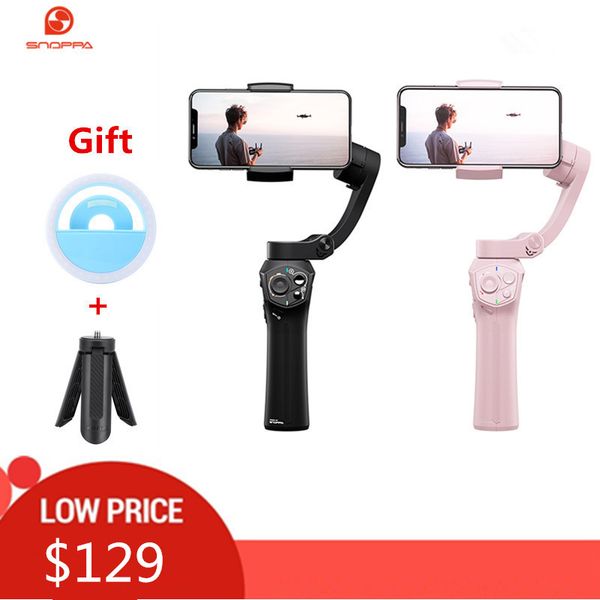 

stabilizers snoppa atom 3-axls foldable pocket-sized handheld gimbal stabilizer folding for with charging