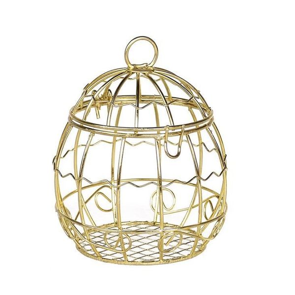 

wedding favor box european creative gold metal boxes romantic wrought iron birdcage wedding candy box tin box wedding favors lx1964