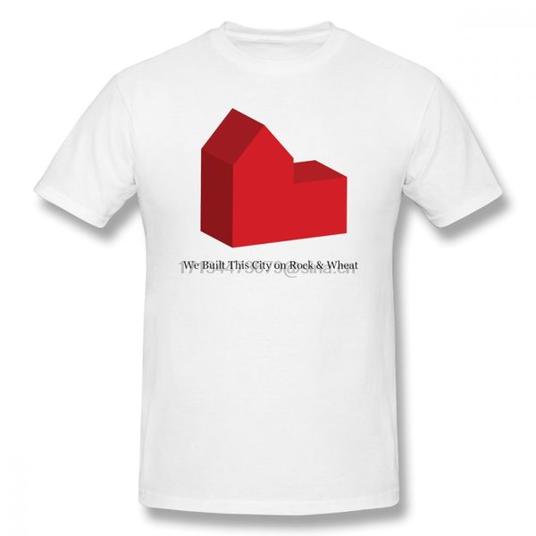 

catan t shirt we built this city on rock wheat t-shirt short sleeve 100 cotton tee shirt cute oversized streetwear tshirt