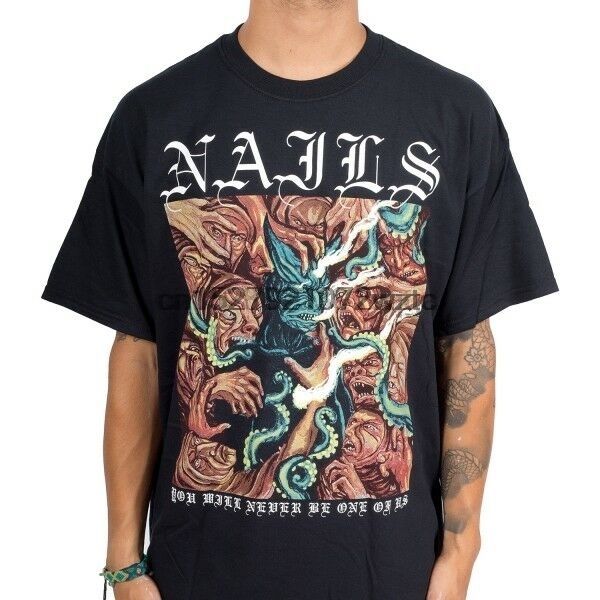 

nails you will never be one of us t shirt terror entombed nasum gatecreeper
