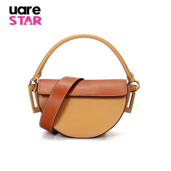 

2020 genuine leather saddle women crossbody bag luxury handbags women bags designer fashion shoulder bags for bag