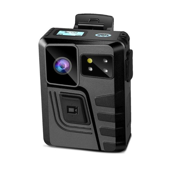 

mini cameras boblov m852 body camera dual screens 64g mounted gps 1296p 10 hours recording time night vision