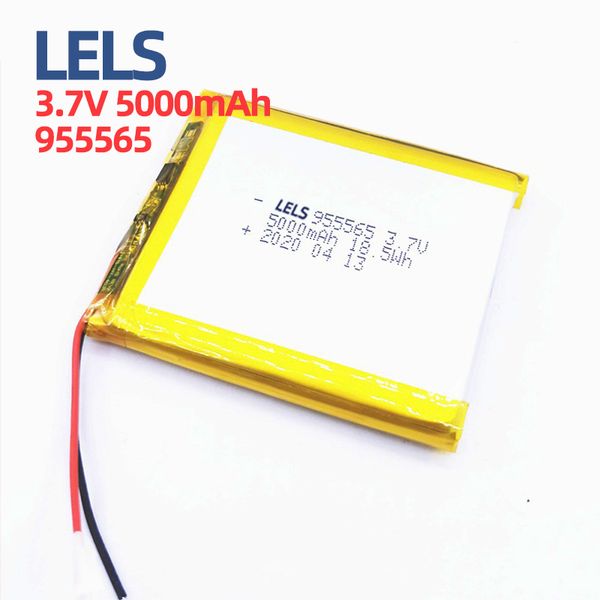 

955565 3.7v 5000mah lipo 3.7v lithium battery gps psp dvd pad e-book mp4 mp5 gps psp bluetooth rechargeable lithium polymer battery
