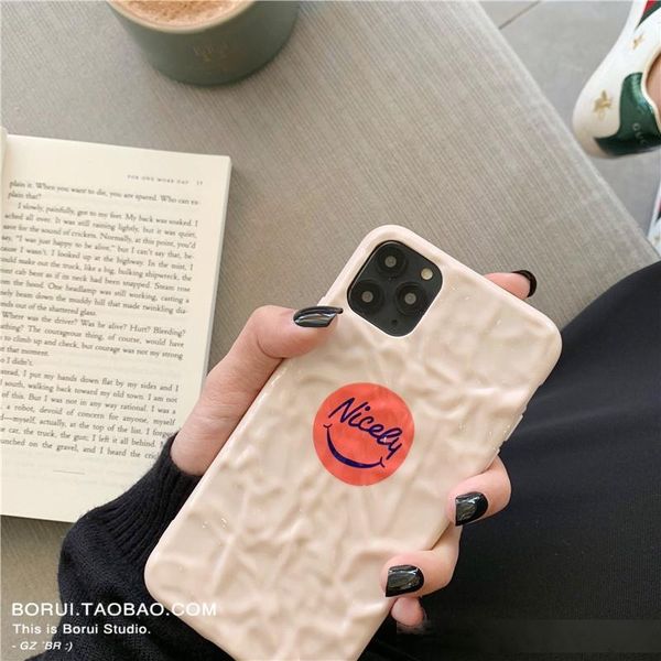 

ins network red smiley face suitable for apple 8plus x phone case iphone11pro soft case xs max female xr set 7p