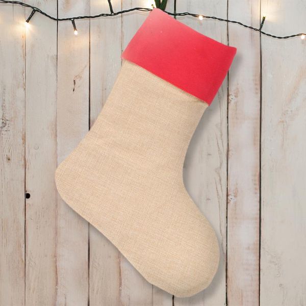 

4pcs christmas stocking durable reusable practical gift bag christmas socks hanging pouch for kids decor
