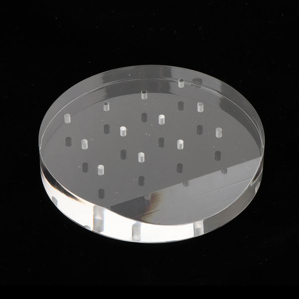 

acrylic 12 holes manicure nail drill bit holder stand display storage organizer grinding head base container station