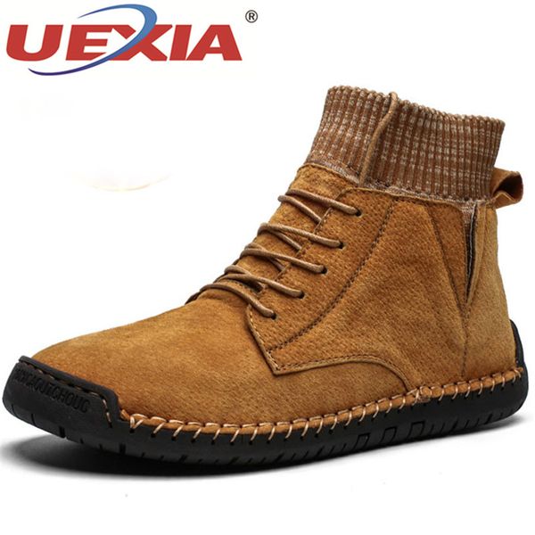 

new fashion men leather warm shoes winter male lace up casual geniune leather shoes men waterproof sneakers 2020 black brown