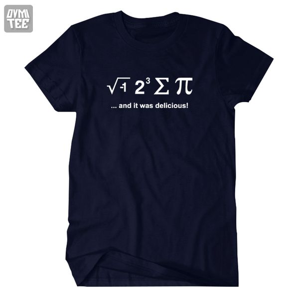 

2020 new funny short sleeve t shirt mathematical formula i eat a pie puzzle geek nerd jersey s homme men top