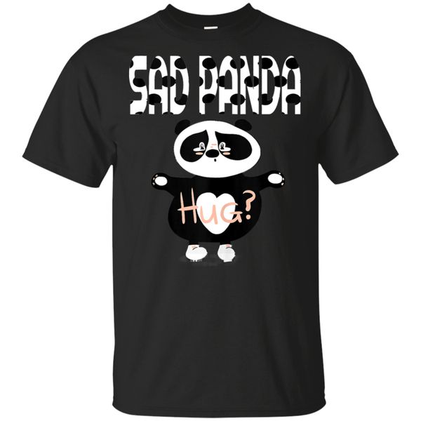 

мужские грустно panda футболка размер m-3xl дышащий tee shirt