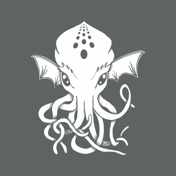

cthulhu t-shirt white necronomicon lovecraft kawaii tentacle mens ladies