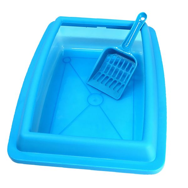 

removable pet cat kitty litter toilet box cat supplies with shovel