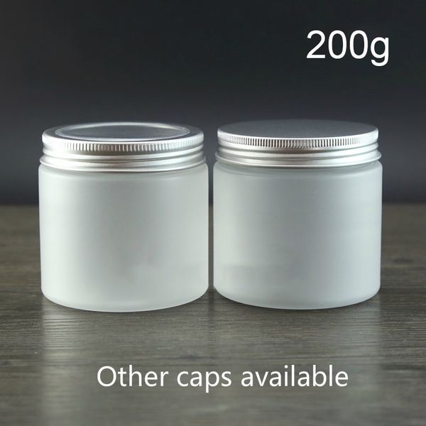 

200g plastic matte bottle refillable skin care cream body lotion frost jar empty facial mask travel container ing