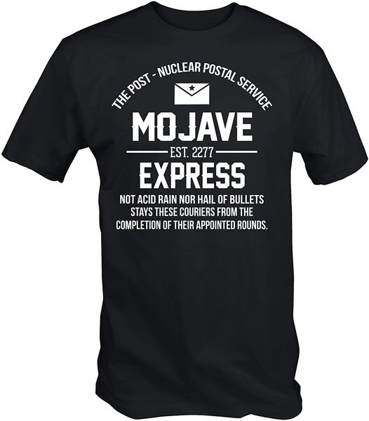 

mens popular t shirt mojave express the post nuclear postal service t-shirt letter print father tee shirt