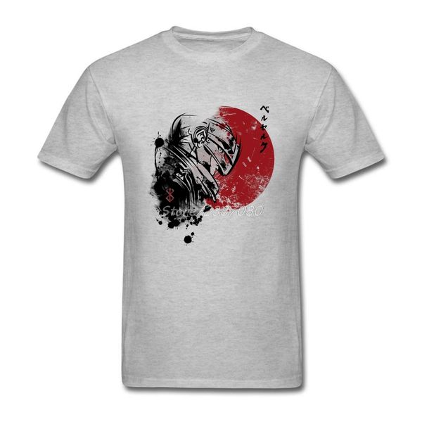 

hiphop anime guts berserk t shirt crazy tshirt men o-neck cotton 3xl short sleeve japan funny t shirts