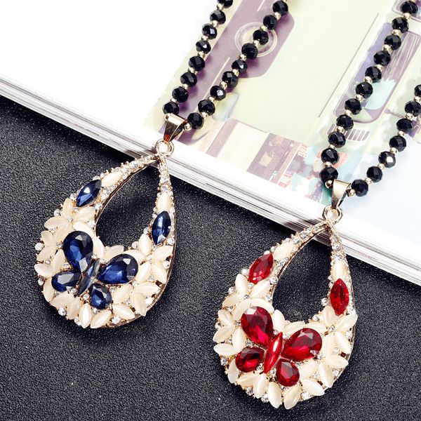 

restoration of the ancients with butterfly orchid long sweater chain, fashion accessories, fashion jewelry wholesale,tg283, Silver