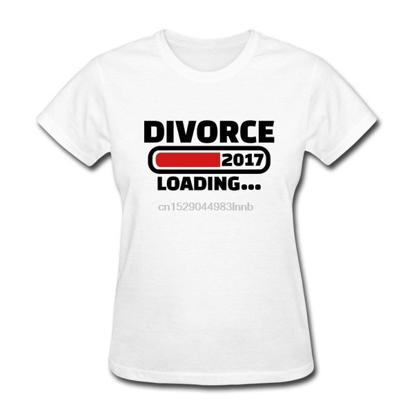 

divorce loading funny slogan women t-shirt tee shirt femme womens fashion natural cotton print t-shirt