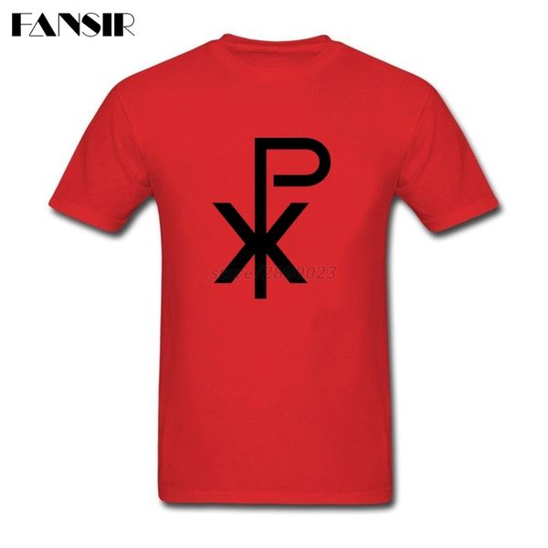 

black ancient christian symbol men tshirt gorgeous tee shirts men man's 100% cotton short sleeve plus size brand clothing adult