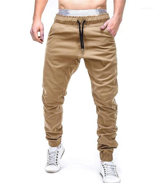 

mens designer cross pants solid color mid waist loose male pants sports style casual mens clothing spring, Black