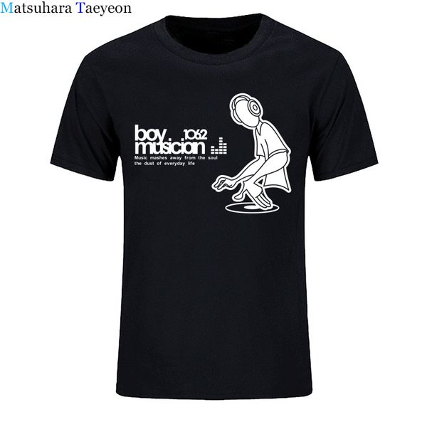 

dj music producer t-shirt men novo estilo de 2018 o-neck tees shirts for shirts tees cotton casual tee clothing