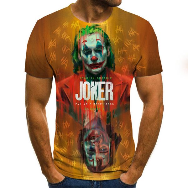 

joker face male clown homme 3d print shirts hentai hippie oversized men clothing