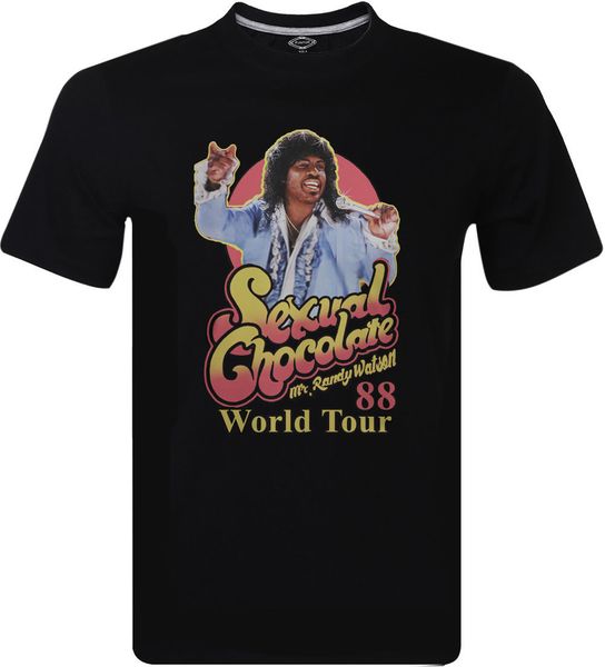 

половой шоколад 88' world tour рэнди уотсон эдди мерфи фильм t-shirt одежда прохладный повседневная гордость тенниска мужчин унисекс новые