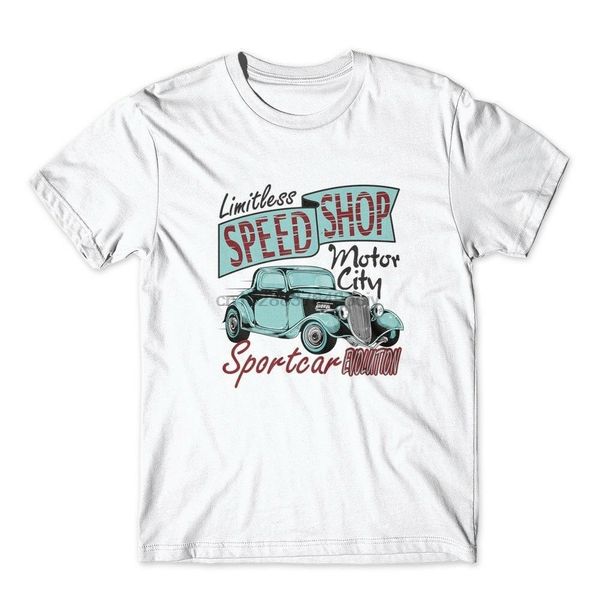 

speed ​​shop t-shirt. motor city рубашка 100% хлопок премиум tee new